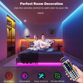 🌈💡 Energy-Efficient RGB LED Strip Lights – Brighten Your Space with Colorful Ambiance!